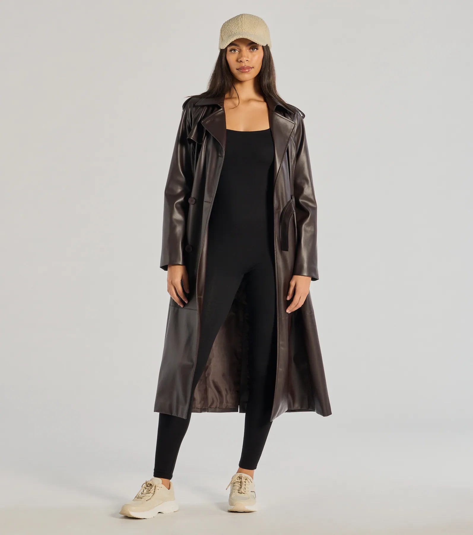 Weekend Deal Cozy Up Long Sleeve Knit Jumpsuit