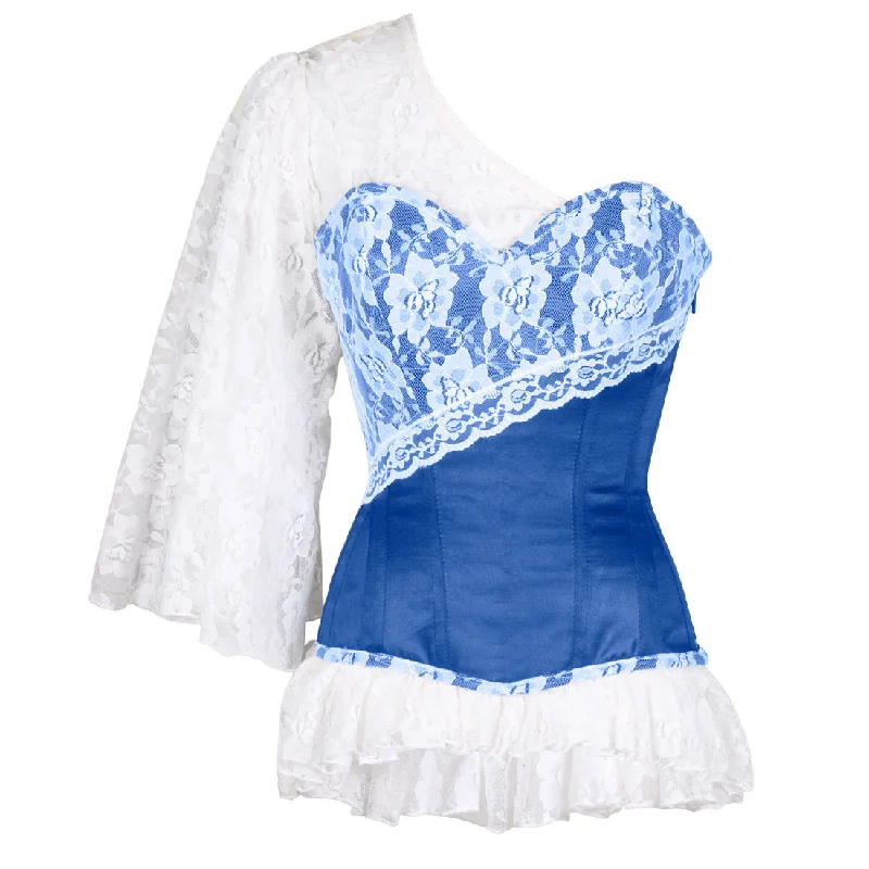 Adaliz Laced Cloud Blue Overbust Corset