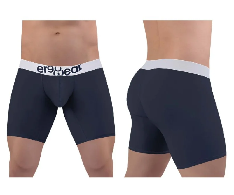 ErgoWear EW1473 MAX COTTON Boxer Briefs Color Navy Blue