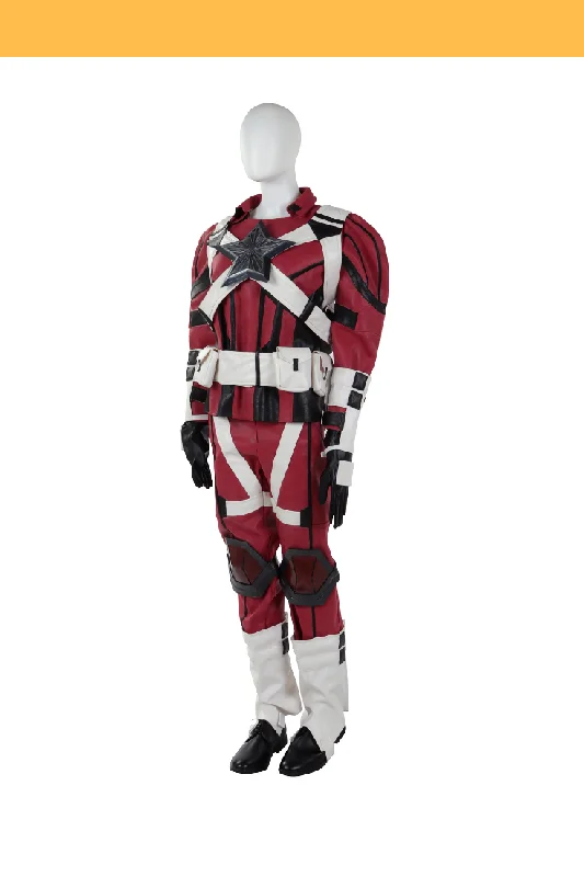 Red Guardian Reinforced PU Cosplay Costume