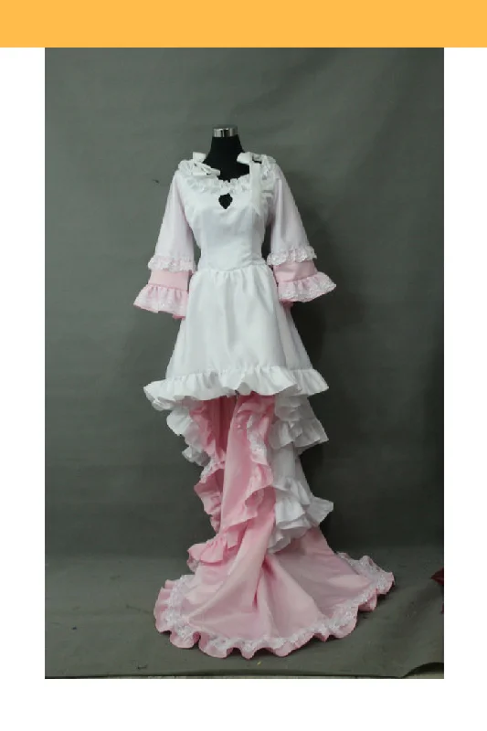 Puella Magi Madoka Ultimate Matte Satin With Lace Trim Cosplay Costume