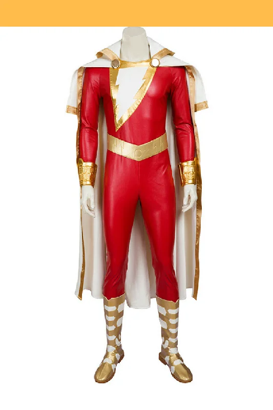 Shazam Comic Appearance PU Leather Cosplay Costume