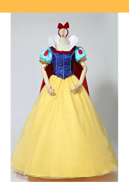 Princess Snow White Brocade Satin Cosplay Costume