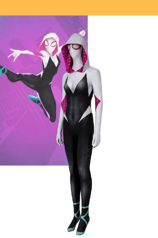 Spider Gwen Into The Spider-Verse Digital Printed Cosplay Costume