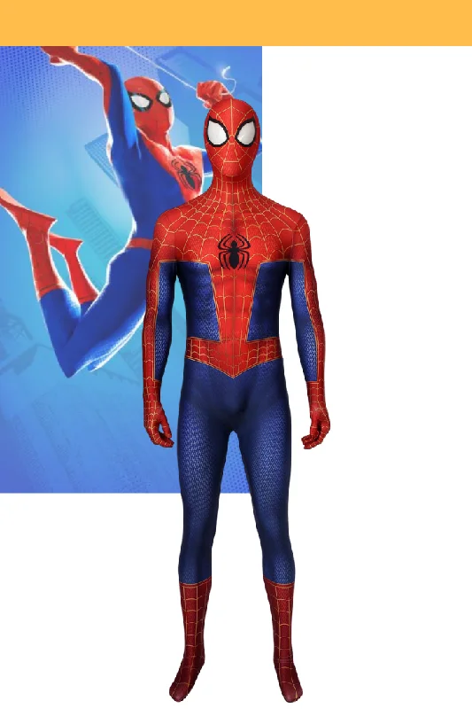 Spiderman Peter Parker Into The Spider-Verse Cosplay Costume