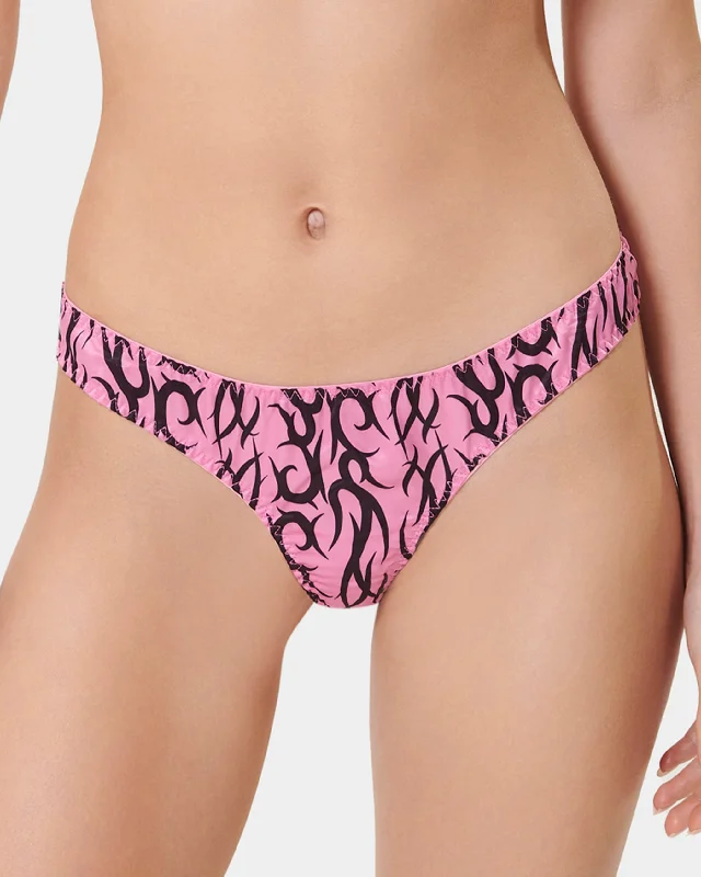 BB x Ashley Williams Tattoo Print Luxury Satin Brief