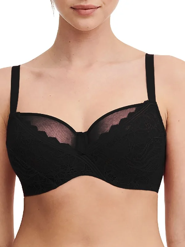 Easy Feel Floral Touch Full Cup Bra - Black