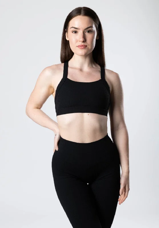 CloudRib™ Defy Bra Black