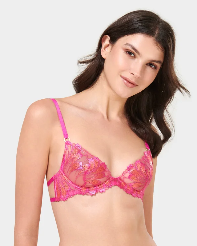 Colette Bra Fuchsia Pink/Orange Pepper