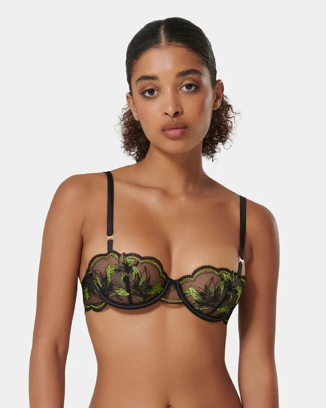 Coppelia Eco Bra Black/Tender Shoots