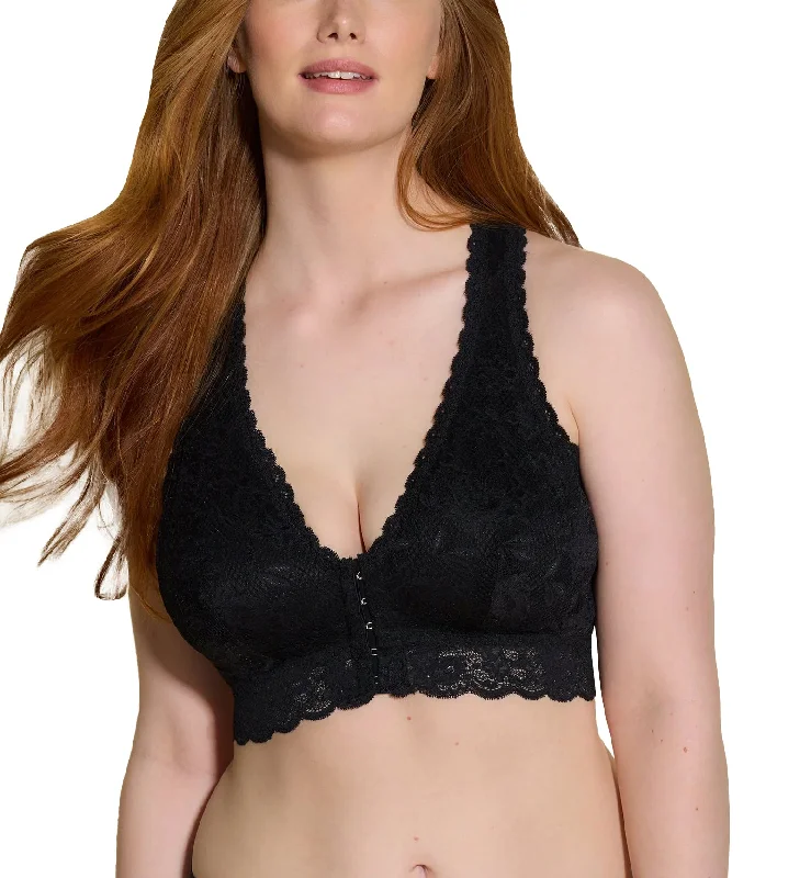 Cosabella Never Say Never Post Surgical Front Closure Bralette (NEVER1359) - Black