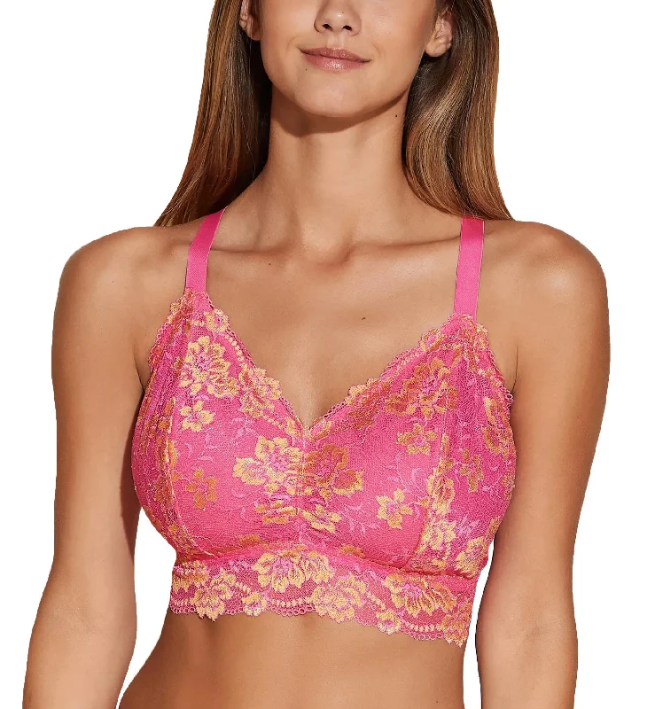 Cosabella Savona Curvy Longline Bralette (SAVON1382) - Rani Pink/Gold