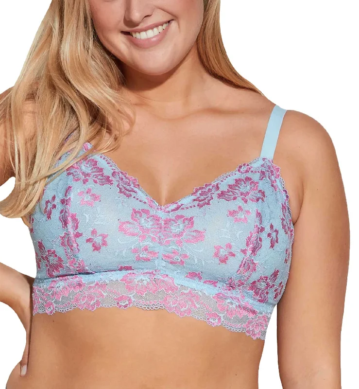 Cosabella Savona ULTRA Curvy Longline Bralette (SAVON1385) - Aasmani/Rani Pink