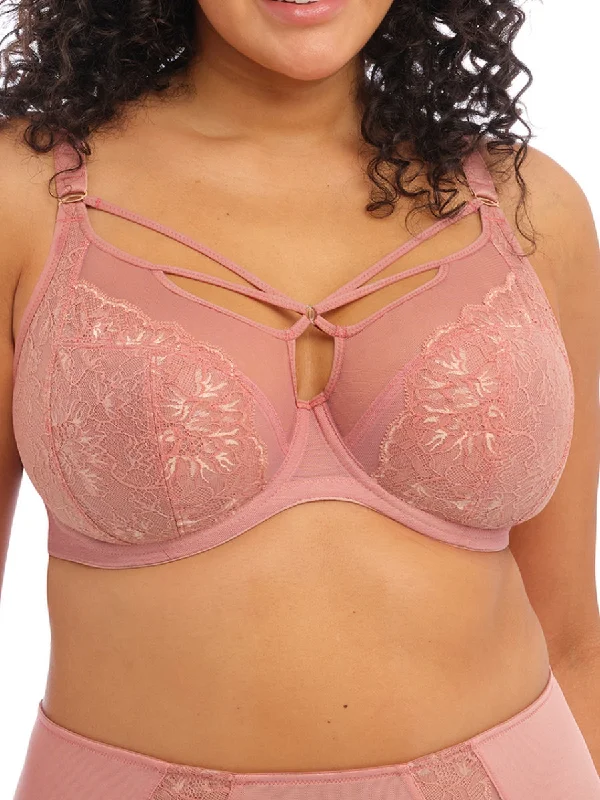 Brianna Plunge Bra - Ash Rose