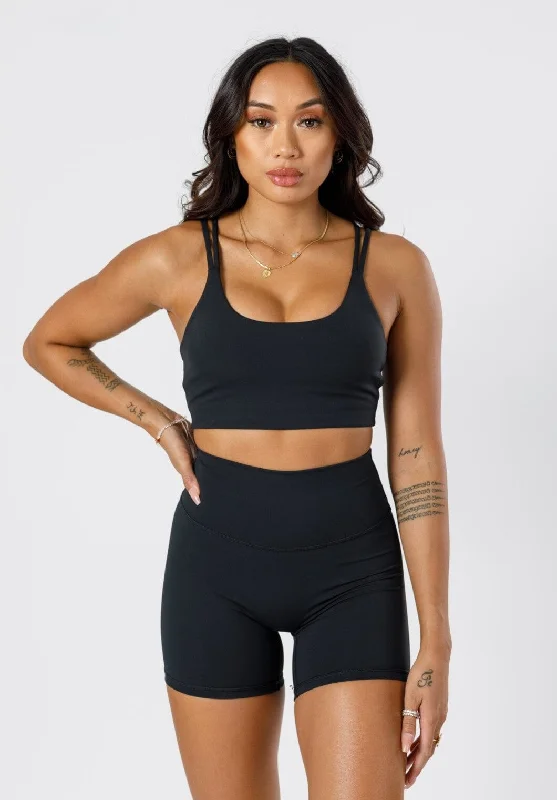 FlexSweat Radiate Bra Black