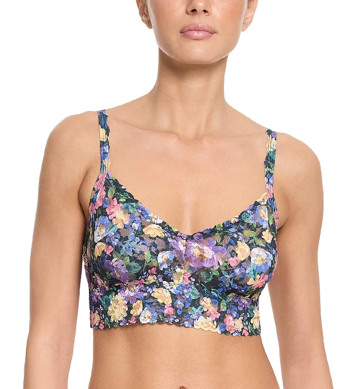 Hanky Panky Printed V-neck Retro Bralette (PR9K7272) - Dream Garden