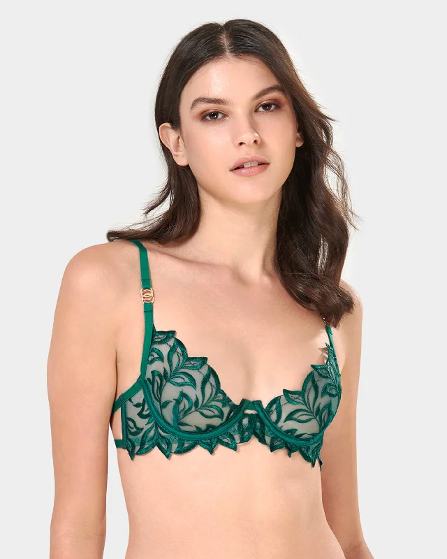 Isadora Bra Aventurine Green