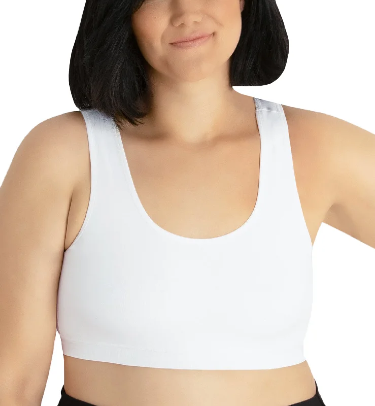 Leading Lady All Around Support Comfort Sports Bra (5504) - White