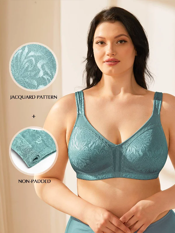 Plus Size Minimizer Bra Non Padded Wire-free Mint Green