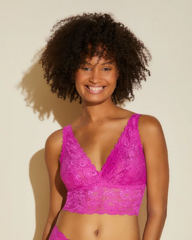 Bralette Alta Con Scollatura Profonda