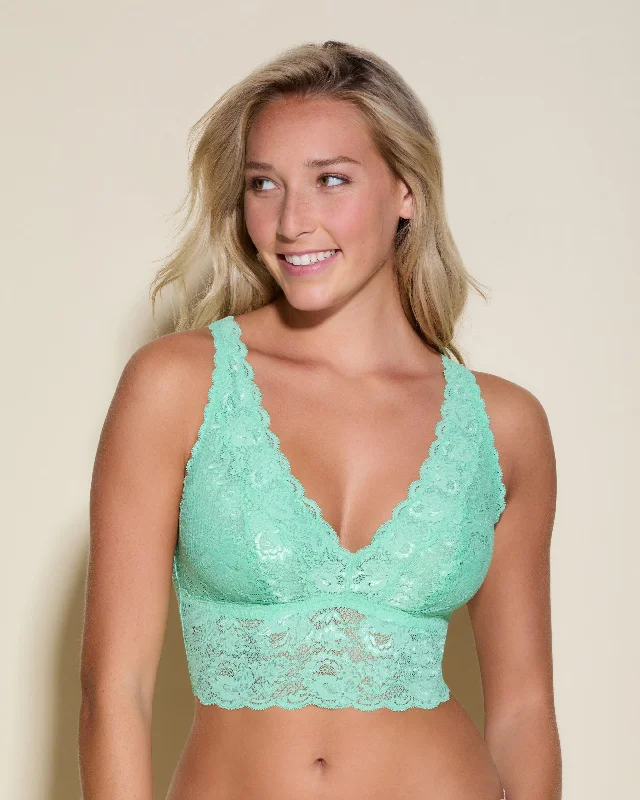 Bralette Alta Con Scollatura Profonda