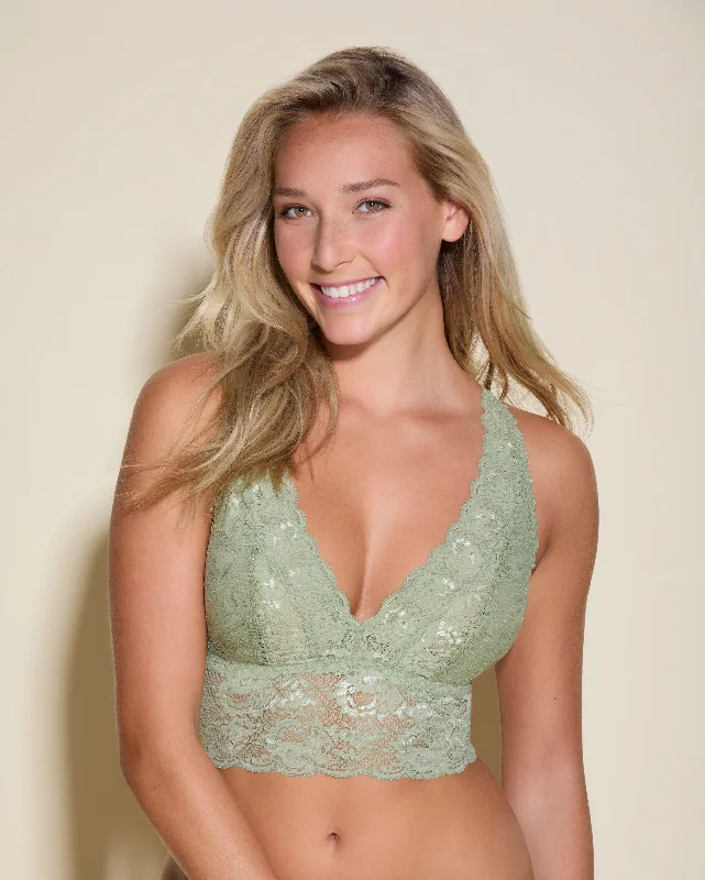 Bralette Alta Con Scollatura Profonda