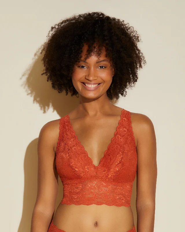 Bralette Alta Con Scollatura Profonda