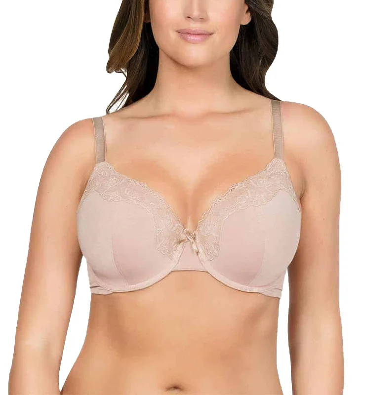 Parfait Tess Modal T-Shirt Plunge Underwire Bra (P50212) - Bare