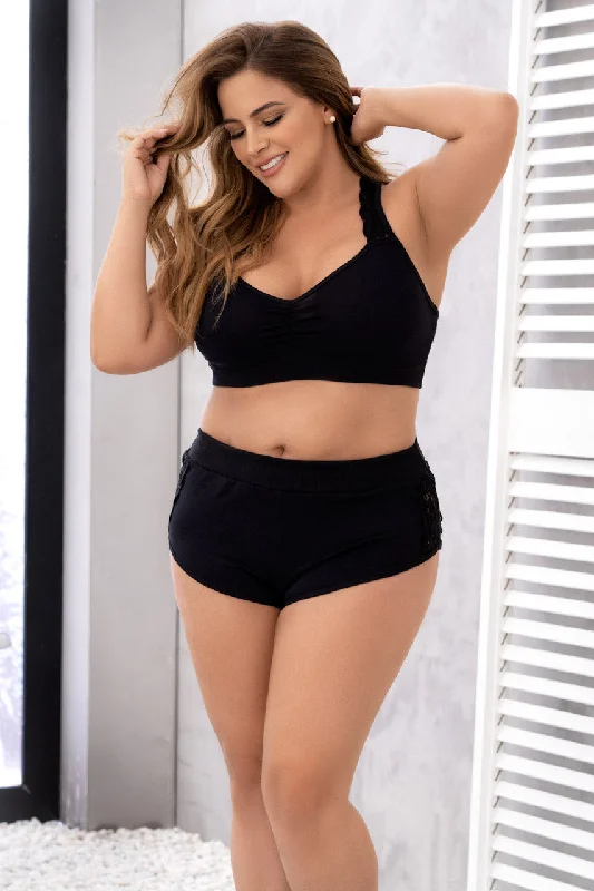 Plus Size Lounge Around Pajama Set