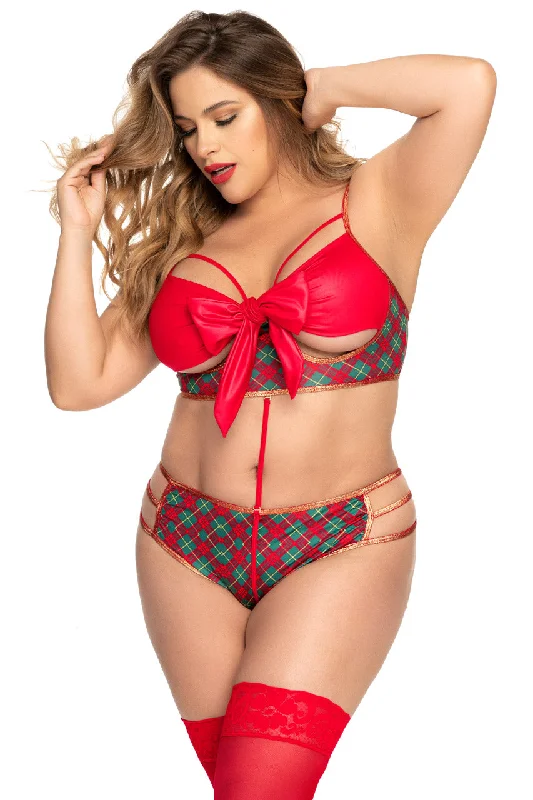 Plus Size Present Time Bra Set