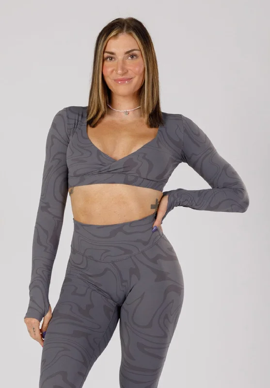 RecStretch DesB Infinite Long Sleeve Bra Groove