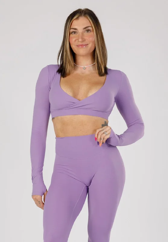 RecStretch DesB Infinite Long Sleeve Bra Ultra Violet