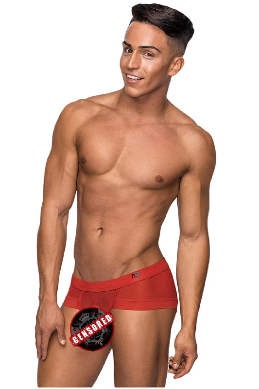 Red Micro Mini Hose Short