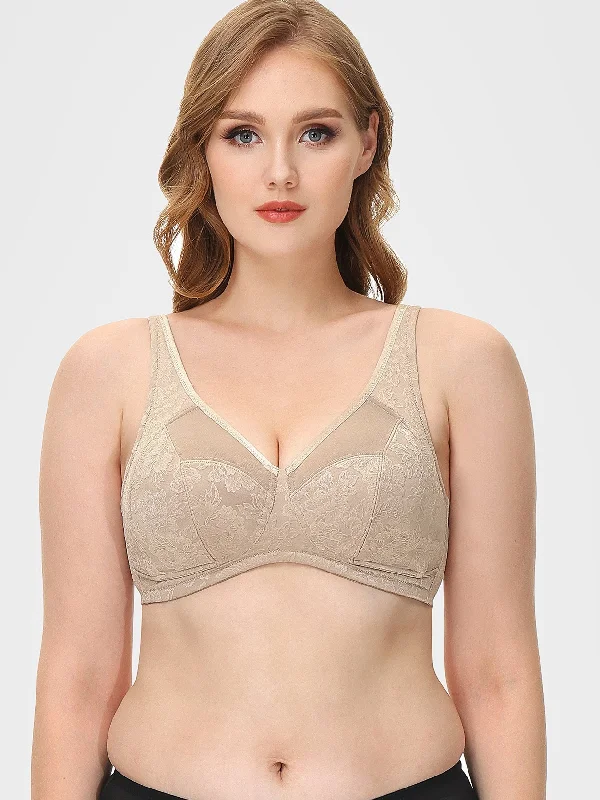 Wirefree Minimizer Full Coverage No Padded Bra Toffee